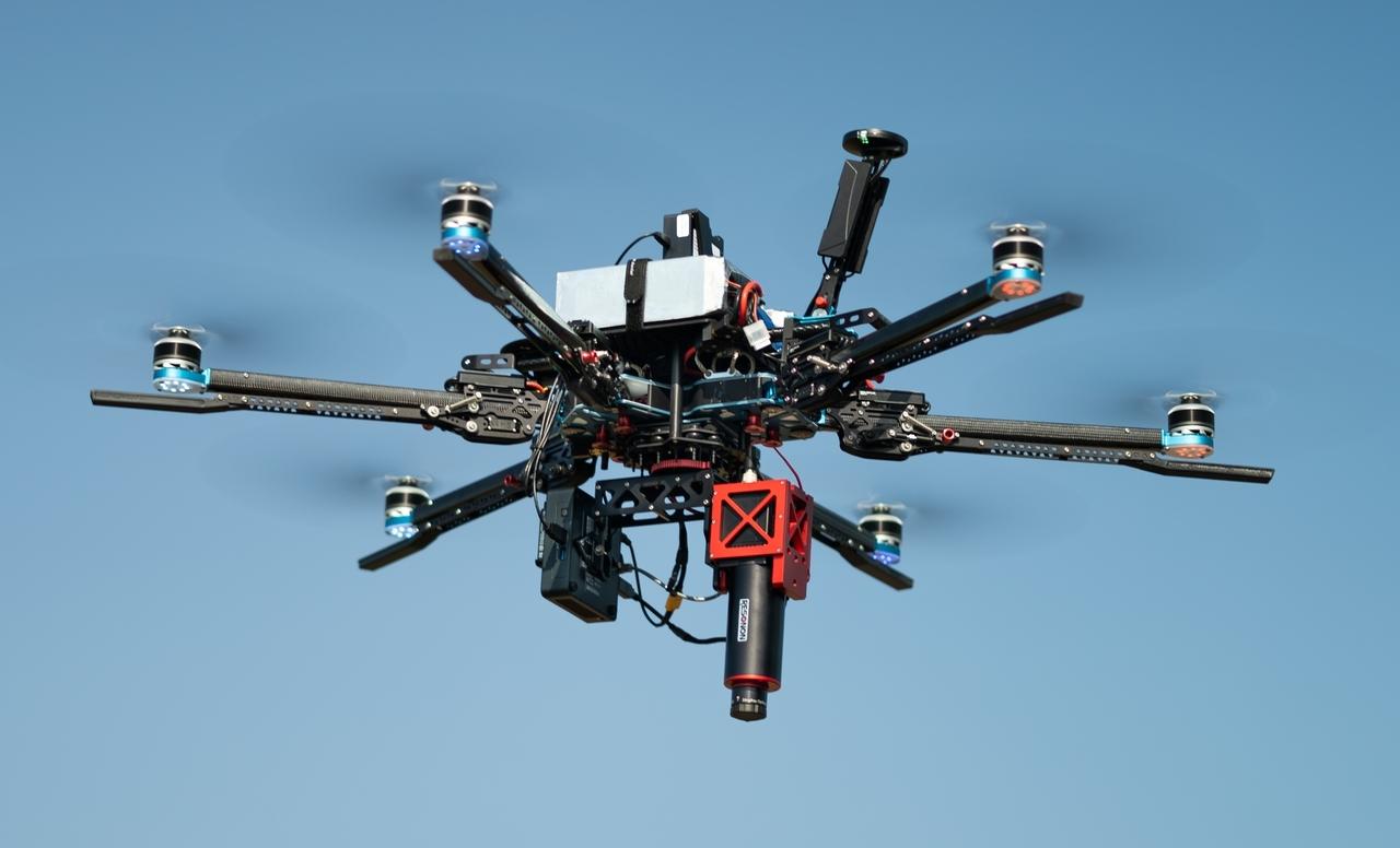 Resonon airborne hyperspectral system on Vision Aerial UAV