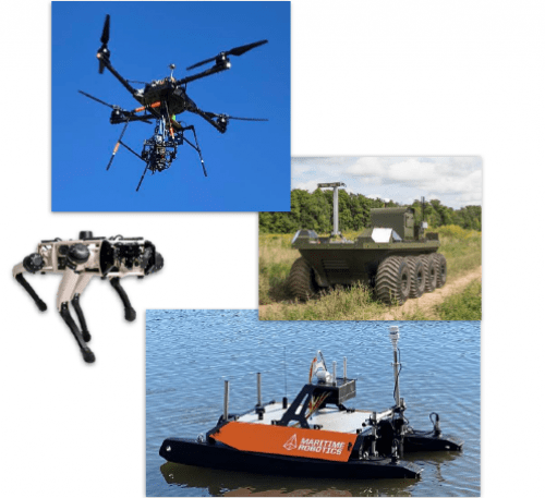 Environmental mapping with robotic teams using Resonon hyperspectral camera