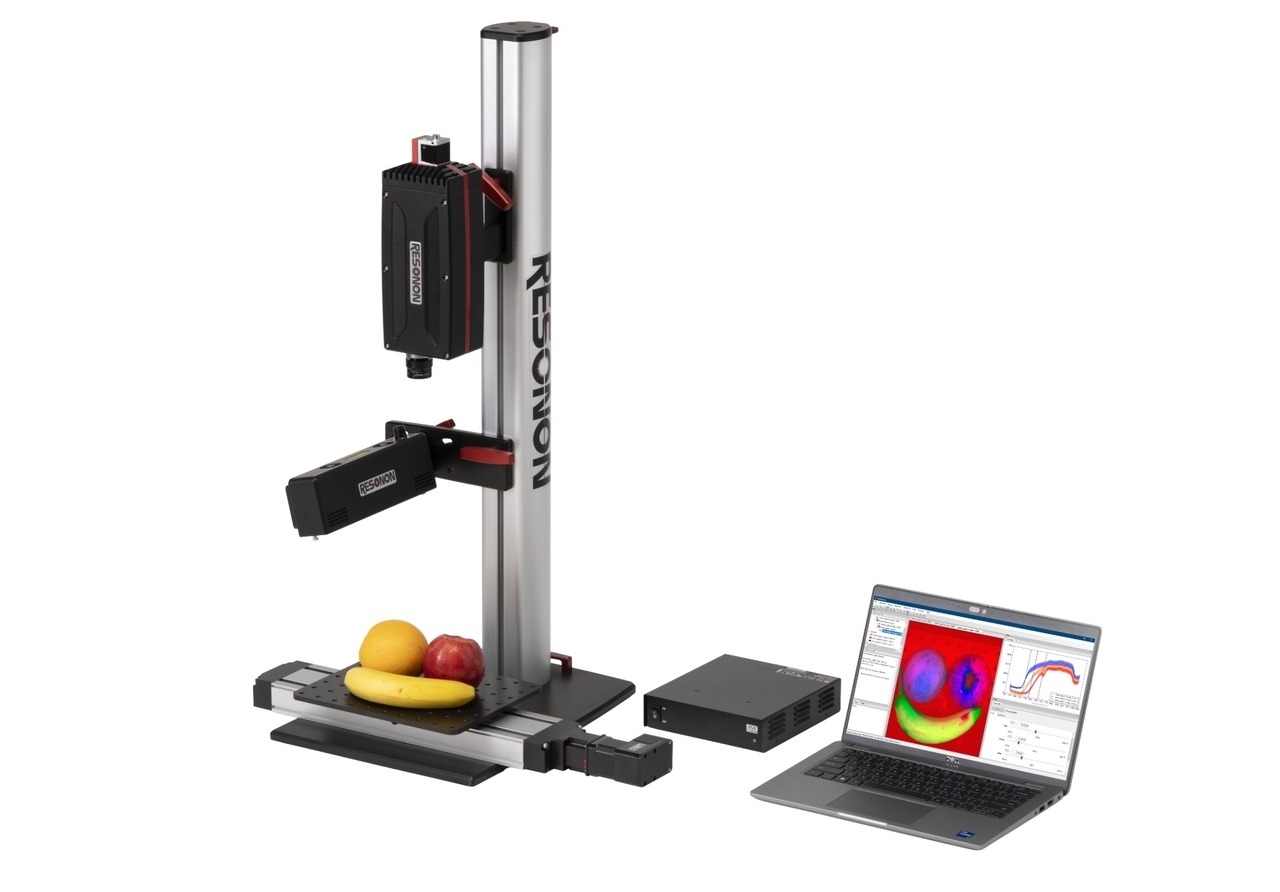 Figure 2: Resonon’s Benchtop Reflectance System with a Pika® XC2 imager
