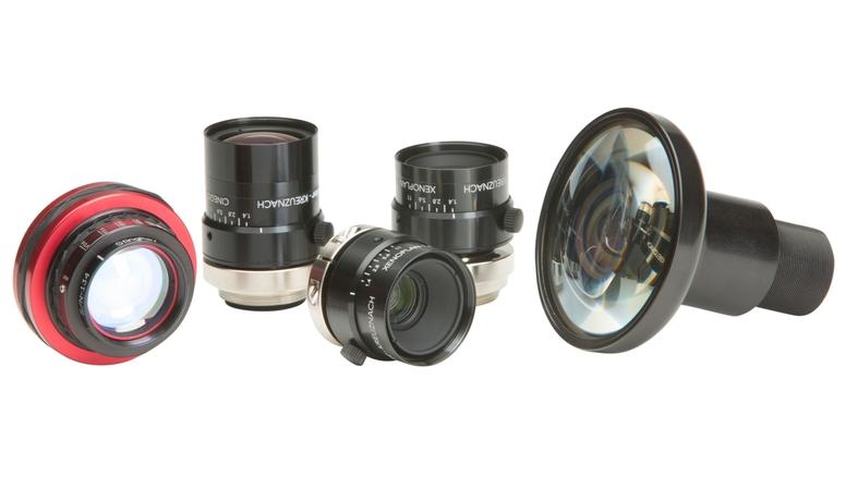 Some of the objective lens options for Resonon hyperspectral cameras