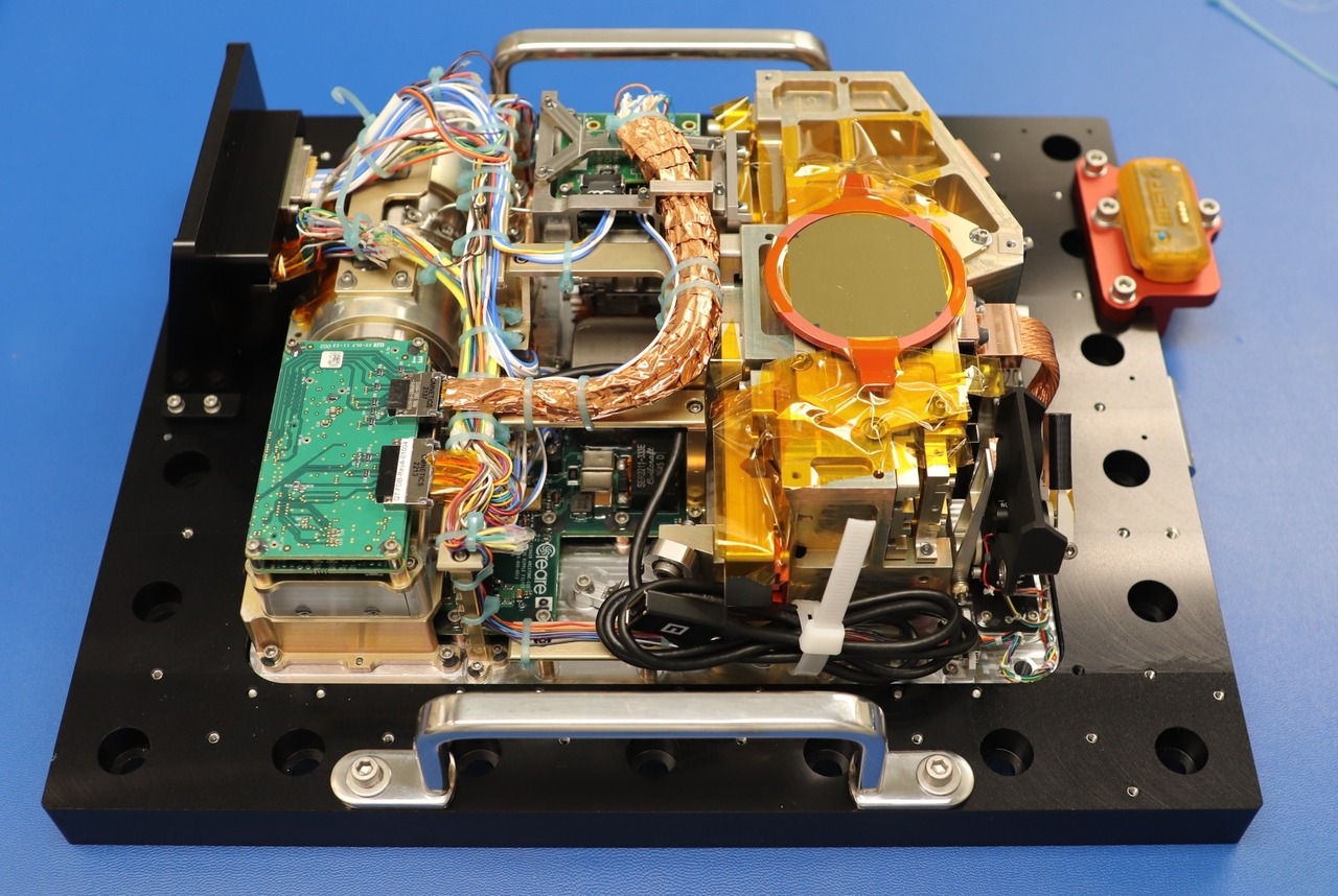 Figure 4: The ARCSTONE instrument built by Resonon, prior to being integrated into the CubeSat bus. Image courtesy of Resonon.