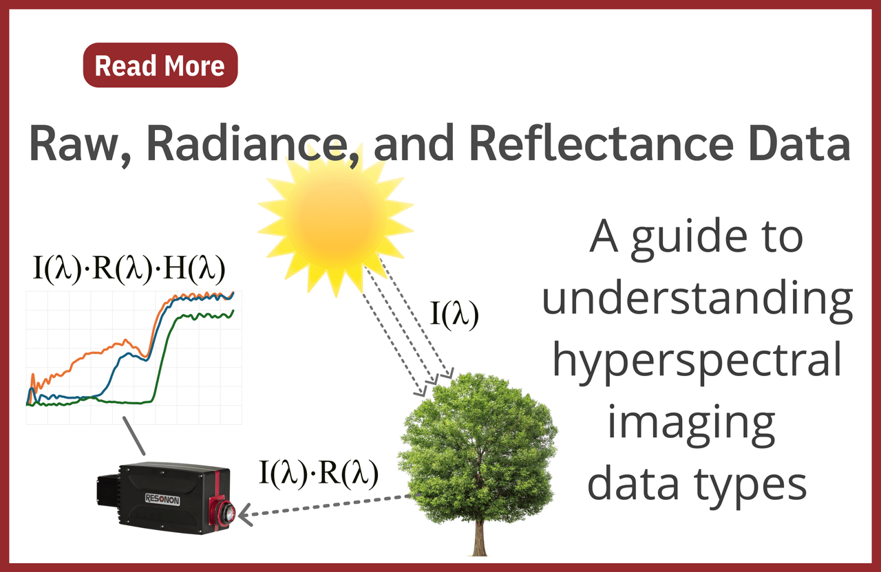 Latest blog post on Raw Data, Radiance Data, and Reflectance Data in Hyperspectral Imaging.