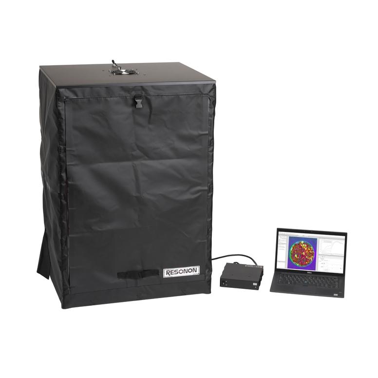 The Benchtop Enclosure accessory eliminates unwanted ambient light