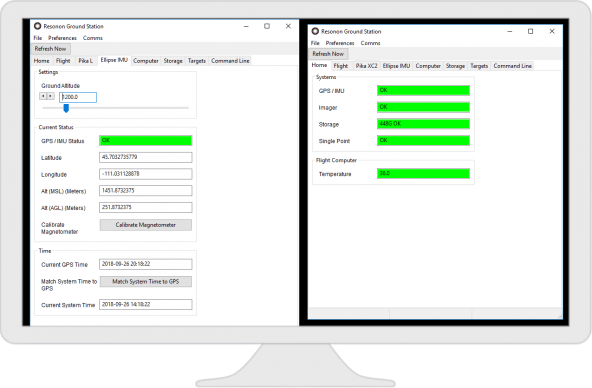 Hyperspectral Airborne Remote Sensing Software on Computer